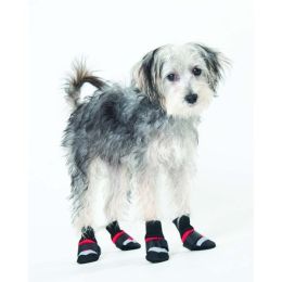Fashion Pet Extreme All Weather Boots Red, Black 2X-Small