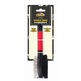 Double Sided Pet Brush - Bristles and Pins (Pack of 1)