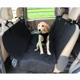 JESPET Dog Car Seat Cover for Pets, Dog Car Travel Car Seat Protector for Cars, Trucks, SUV, Black (Pack of 1)